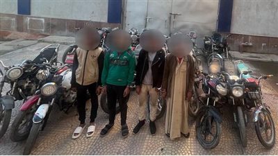 القبض على عصابة الدراجات النارية في بني سويف