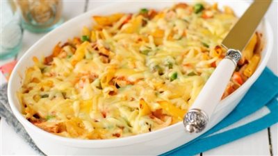 باستا بالجبن في الفرن على خطى المطاعم 