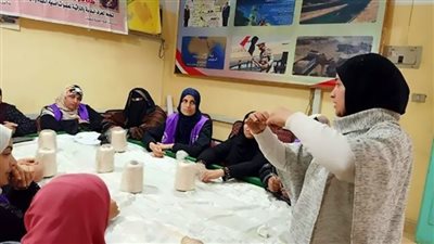 تنظيم ورشة للحرف اليدوية والتراثية لعضوات نادي الفتاة والمرأة بالشرقية