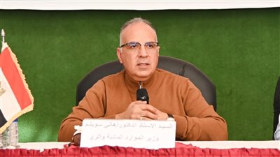  وزير الري: تحرير محاضر تبديد المياه للأراضي الرملية التي تروى بالغمر