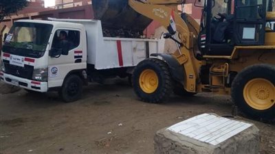 رفع 280 طن قمامة ونواتج تطهير بمركز المحلة