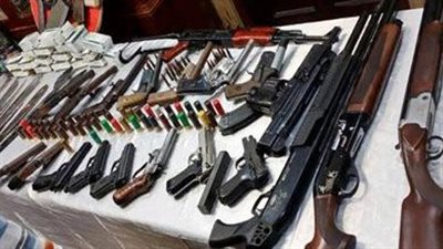  ضبط 210 قطع سلاح نارى خلال يوم