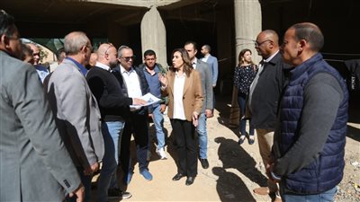 وزيرة الثقافة تتفقد مواقع ثقافية قيد الإنشاء والتطوير بمحافظة أسوان