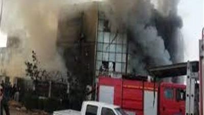 السيطرة على حريق بمصنع زجاج في المنطقة الصناعية بالخانكة 