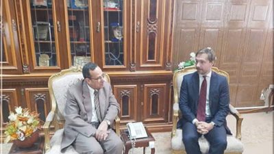 محافظ شمال سيناء يلتقي القنصل الإيطالي 