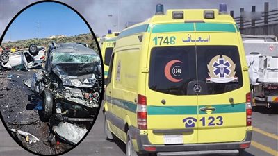 إصابة 3 في حادث تصادم سيارة ودراجة نارية في الفيوم