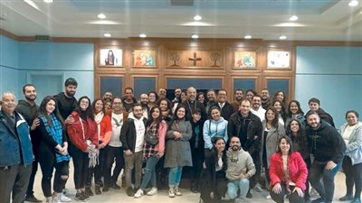 أبرز أنشطة بطريرك الكاثوليك فى معهد القديس يوسف