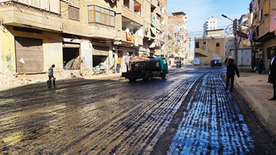 محافظ الغربية يتابع أعمال الرصف والتطوير بالمحلة والسنطة