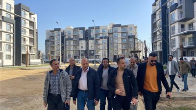 مسئولو الإسكان يتابعون المشروعات الجاري تنفيذها بمدينة دمياط الجديدة