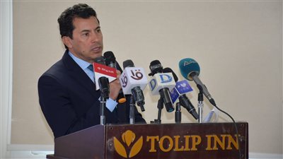 وزير الرياضة: نسعى إلى تأهيل الشباب للمشاركة الفعالة في إنجاز أهداف التنمية الشاملة