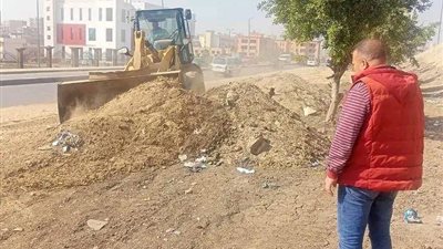 متابعة لأعمال تطوير وتجميل الطرق الرئيسية بالقليوبية 