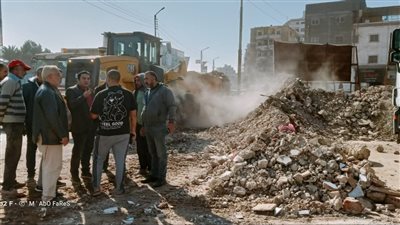 الدقهلية: رفع 1380 طن قمامة وأتربة من شوارع المنطقة المركزية