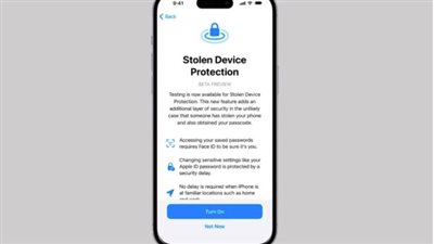 آبل تصدر iOS 17.3.. يقدم أداة حماية الأجهزة المسروقة الجديدة