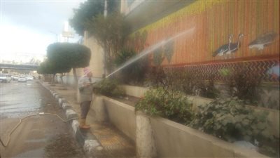 رفع 1250 طن قمامة بالمنطقة المركزية بالدقهلية