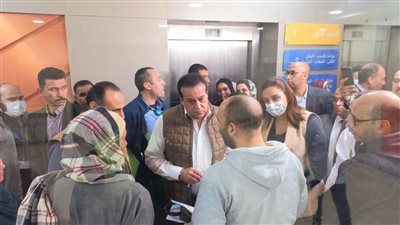 وزير الصحة ونائب محافظ البحيرة يتفقدا مستشفى كوم حمادة التخصصى  