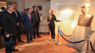 مدير مكتبة الإسكندرية يبحث سبل التعاون مع رئيس مركز أبو ظبي للغة العربية