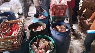 ضبط مصنع لتصنيع الحلوى مجهولة المصدر بطوخ