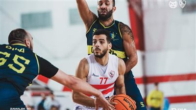 سلة الزمالك يفوز على الجزيره فى دوري السوبر 