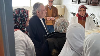 وكيل صجة الدقهلية  يتفقد مستشفى طلخا وصدر المنصورة 