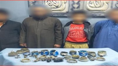 ضبط عصابة سرقة عدادات المياه في أطفيح