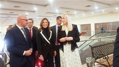 وزيرة الثقافة تستقبل زوجة ولي عهد النرويج على هامش زيارتها لمعرض الكتاب.. صور