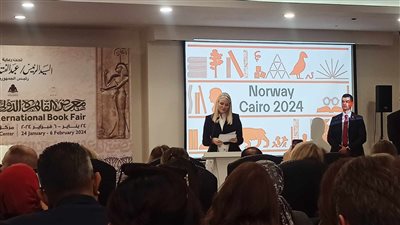 أميرة النرويج خلال زيارتها لمعرض الكتاب: سعداء باستضافتنا كضيف شرف هذا العام