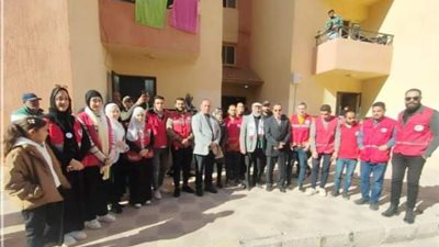 محافظ شمال سيناء يفتتح عمارتين سكنيتين بحي السبيل لإقامة الفلسطينيين