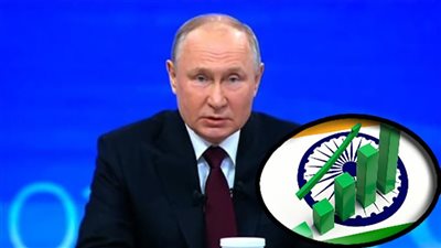 بوتين: الهند تنتهج سياسة خارجية مستقلة وأكبر استثمار أجنبي في اقتصادها روسي 