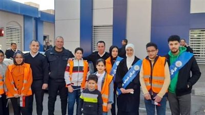 شباب برلمان الشرقية يشاركون احتفالات عيد الشرطة 