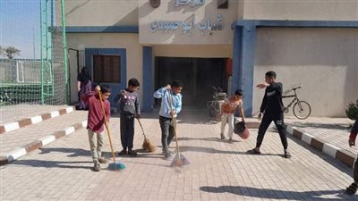 معسكر خدمة عامة بمركز شباب أبوحمودي بقنا