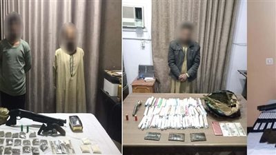 حشيش وتامول أبرز المضبوطات بحوزة تجار السموم المنيا  