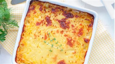 صينية الخضار باللحم المفروم والبطاطس