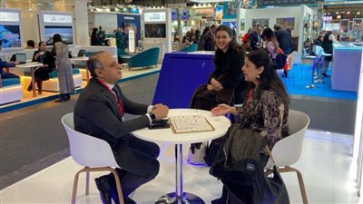 مصر للطيران تواصل اجتماعاتها في المعرض السياحى الدولى FITUR 2024 