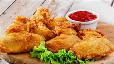 أجنحة الدجاج المقرمشة ..  المقادير وطريقة التحضير