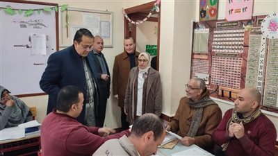 وكيل تعليم الغربية يتفقد لجان تصحيح امتحانات الشهادة الإعدادية