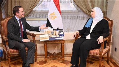 القباج تلتقي مبعوث وزير الخارجية البريطاني للشؤون الإنسانية في الأراضي الفلسطينية