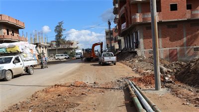 رفع كفاءة دائري كفر الشيخ بعرض 12 متراً في الاتجاهين