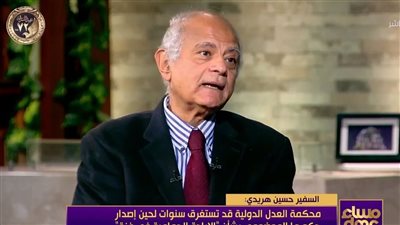 دبلوماسي سابق: العدل الدولية قد تستغرق سنوات لإصدار حكمها بـ