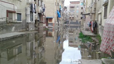 الأمطار الغزيرة أغرقت مدينة كفر الدوار وقراها