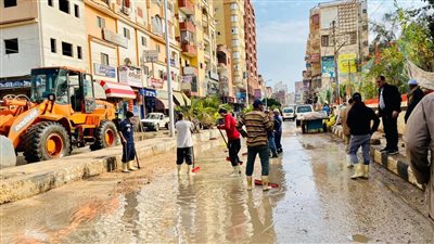 أمطار غزيرة على مدن وقرى كفر الشيخ وتوقف عمليات الصيد