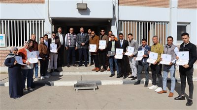 رئيس مياه الفيوم يكرم 19 من العاملين بالإدارة العامة للأمن 