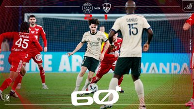 باريس سان جيرمان يسقط في فخ التعادل أمام ستاد بريست بالدوري الفرنسي 