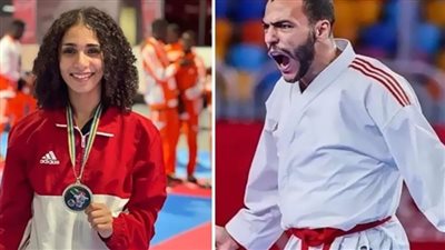 ممدوح وريم رمزي يتوجان بميداليتين في البريميرليج للكاراتيه 