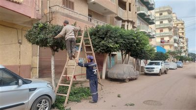 حملات نظافة و رفع مياه ومخلفات الأمطار و الإشغالات بمراكز ومدن كفرالشيخ