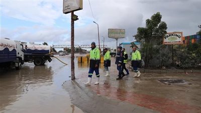   نوة الكرم تضرب الاسكندرية بشدة وغرق العجمى والعامرية والانفاق 