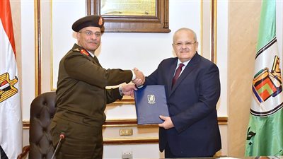 إدارة الحرب الكيميائية توقع بروتوكول تعاون مع جامعة القاهرة