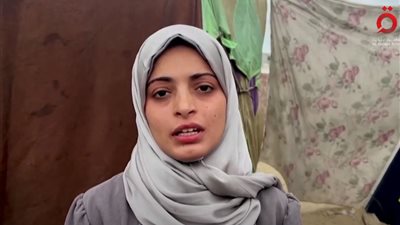 العدوان الإسرائيلي يحول حياة طالبة جامعية من دراسة الطب إلى نازحة.. فيديو