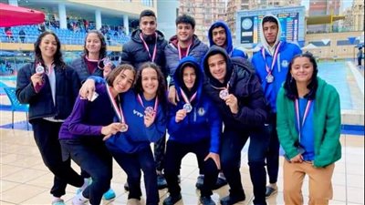 سباحو سموحة يواصلون التألق في بطولة الدلتا للسباحة بالزعانف