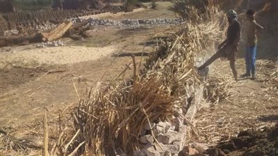 إزالة فورية لحالة تعدى بقرية المحروسة بقنا