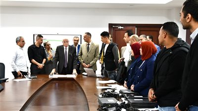 محافظ جنوب سيناء يشهد فعاليات التدريب الخاص بدعم الجهاز المركزي للتعبئة